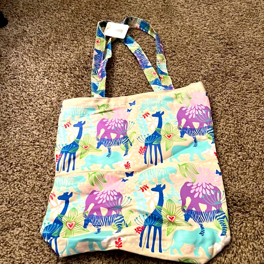 Brand New Never Used with tags Safari Canvas Tote Bag.